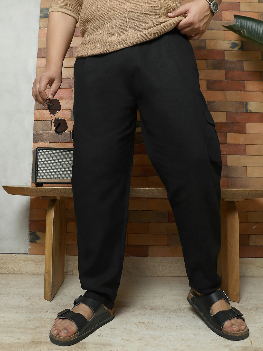 Pleated Utility-Tapered Trousers - Image 15