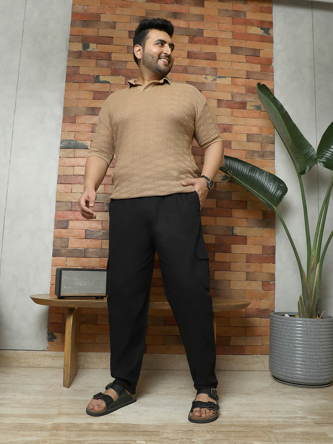 Pleated Utility-Tapered Trousers - Image 5
