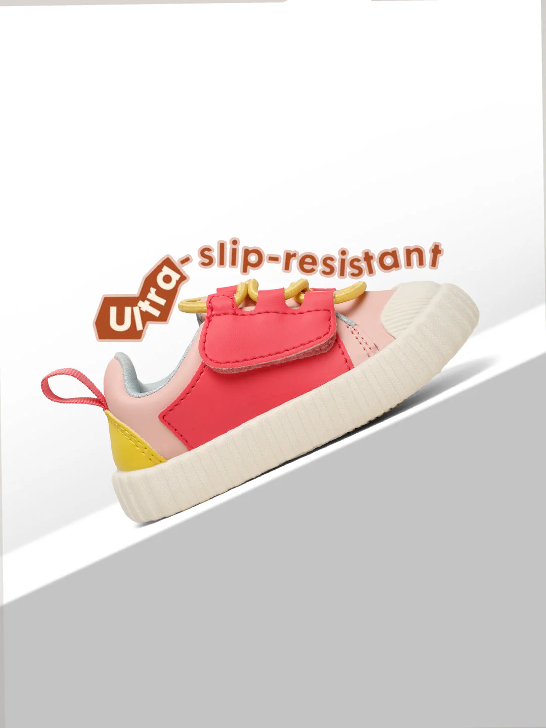 POCO Toddlers' Comfortable & LightWeight Lace-Free Sneakers- Pink (Girls) - Image 5