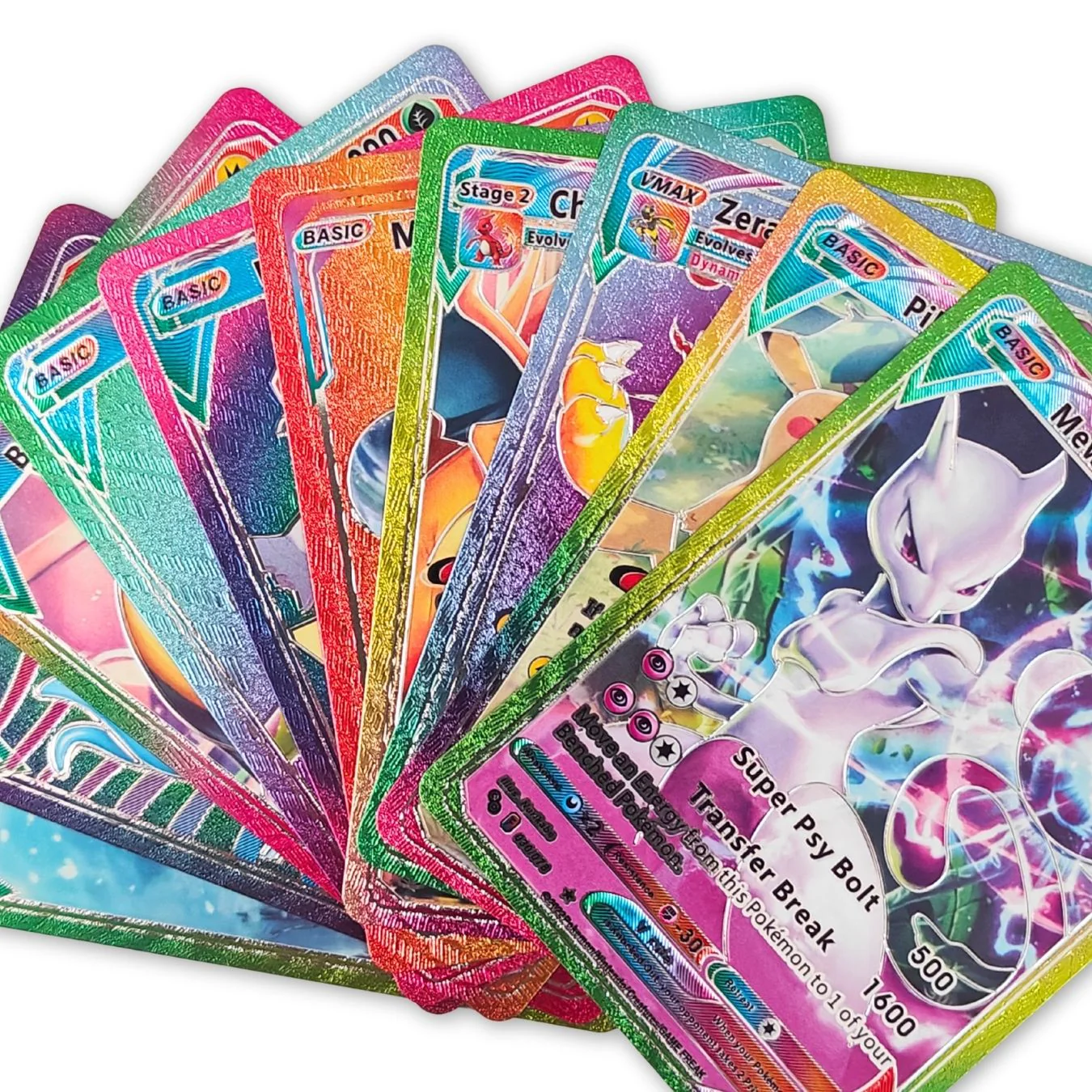 Pokemon Holographic Trading Cards (9*6.5 cm) - Set of 10 Cards - Image 4
