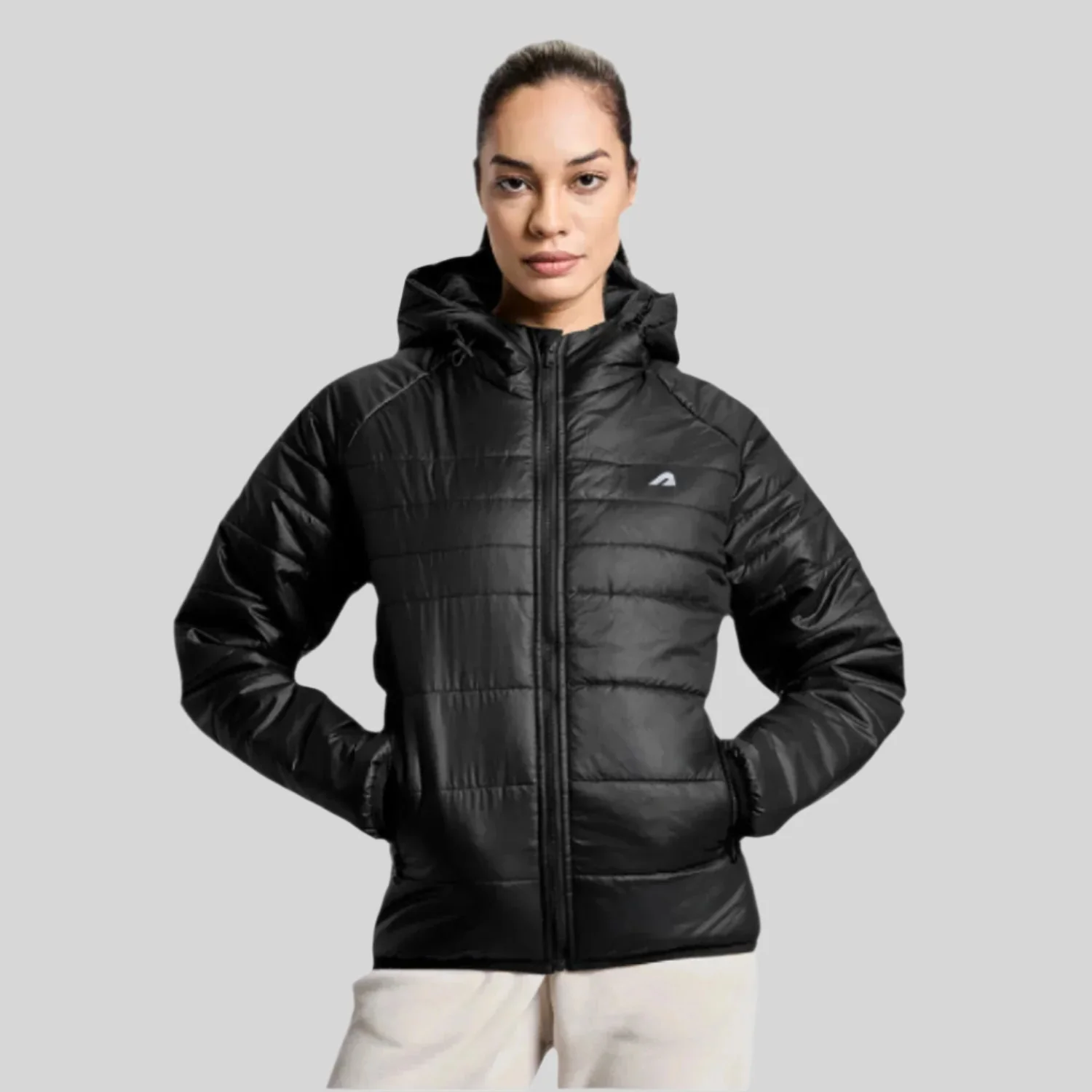 Polar Womens Puffer Jacket - Black - Image 96