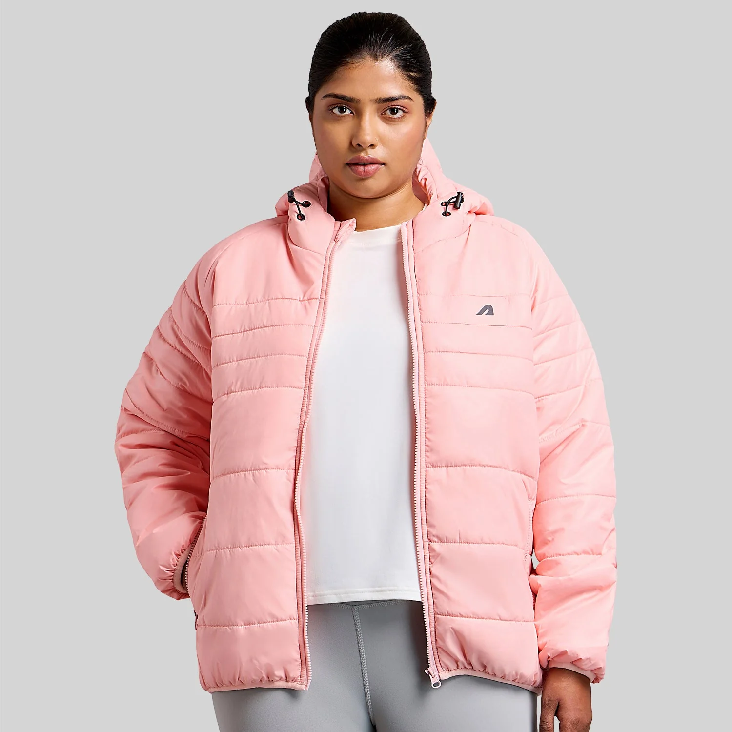 Polar Womens Puffer Jacket - Blossom Pink - Image 4