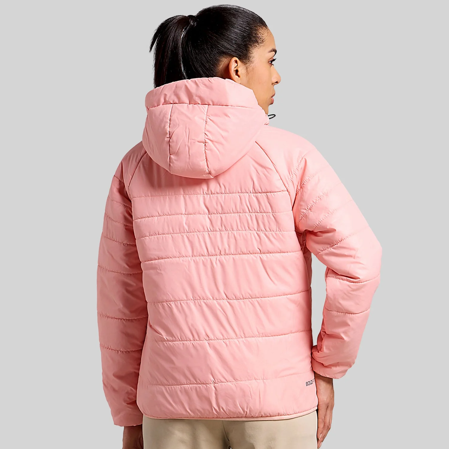 Polar Womens Puffer Jacket - Blossom Pink - Image 6