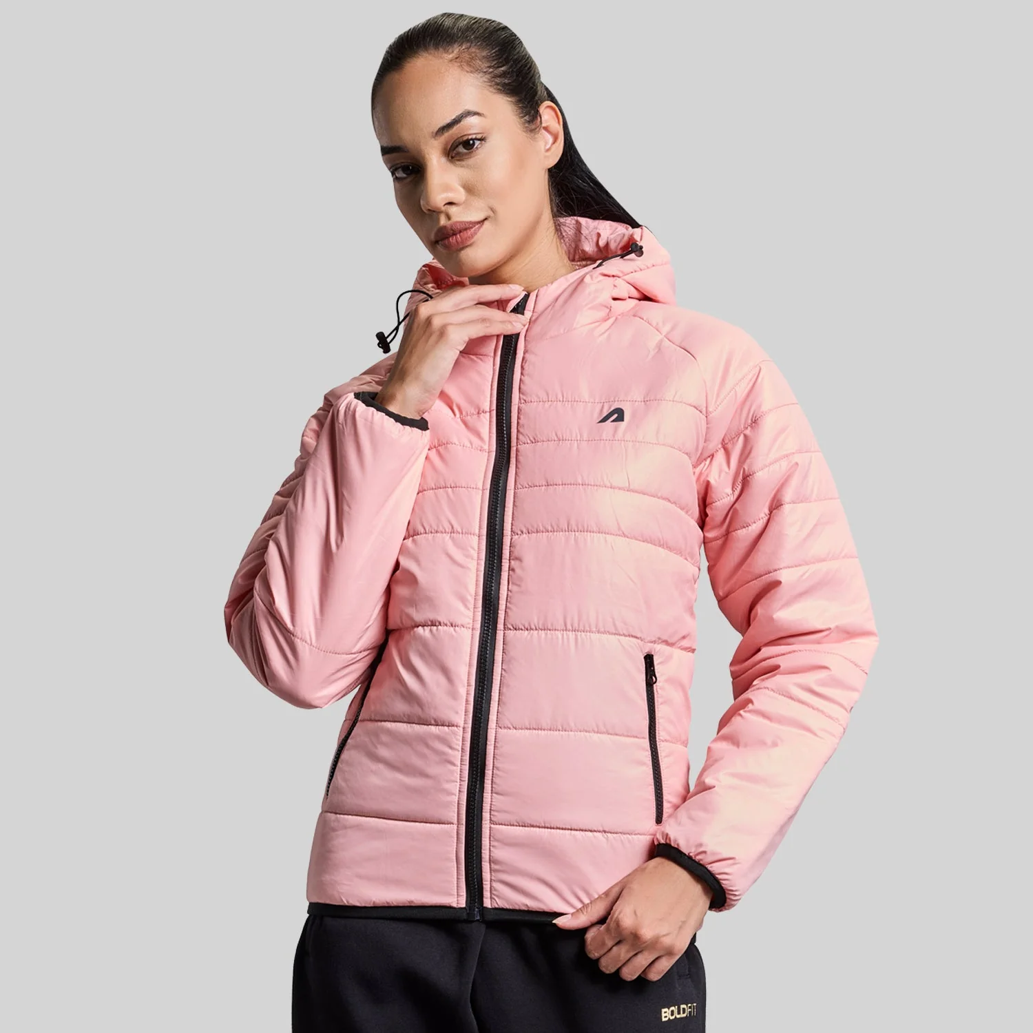 Polar Womens Puffer Jacket - Blossom Pink - Image 7