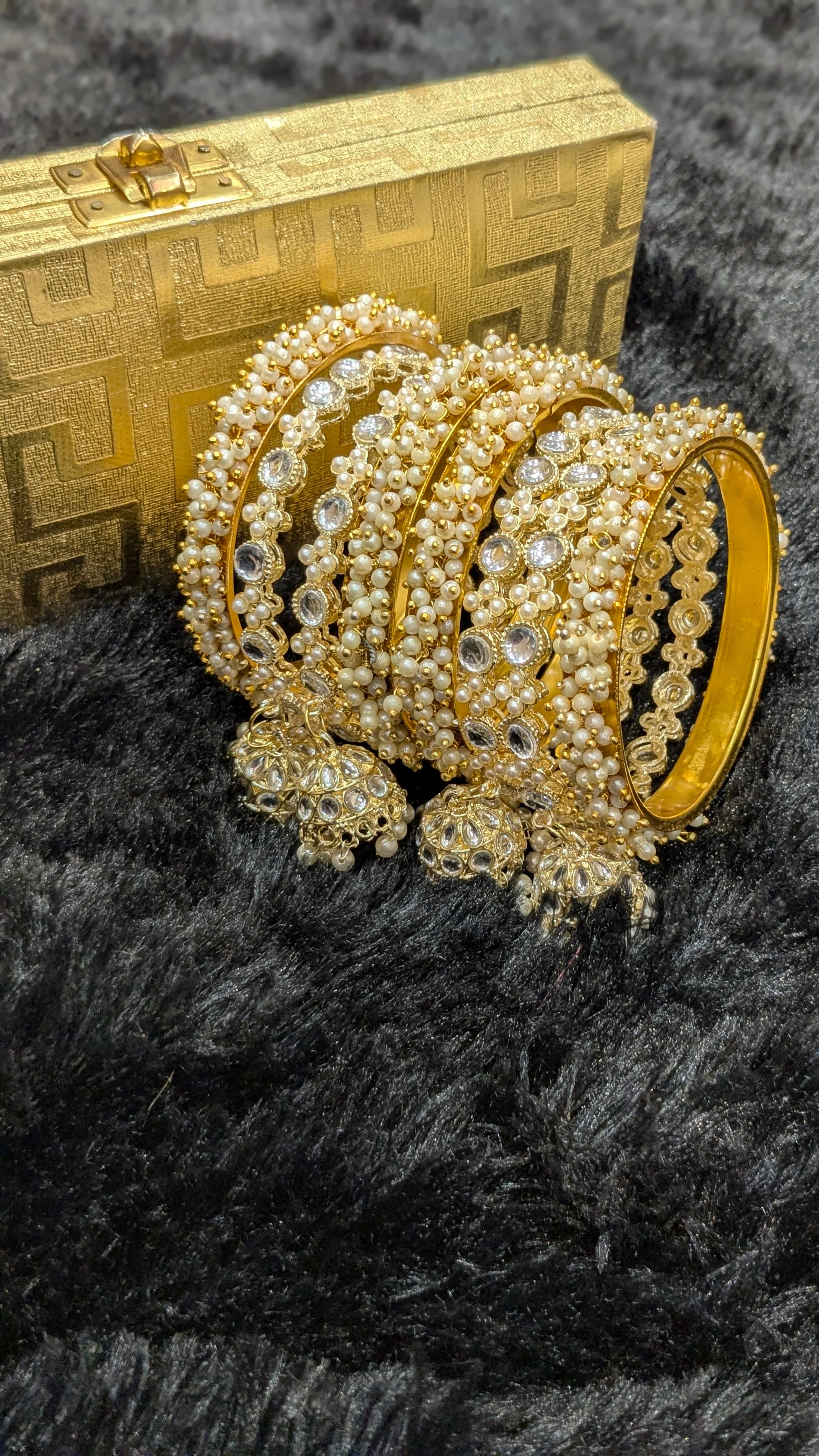 Polki bangles set - Image 2