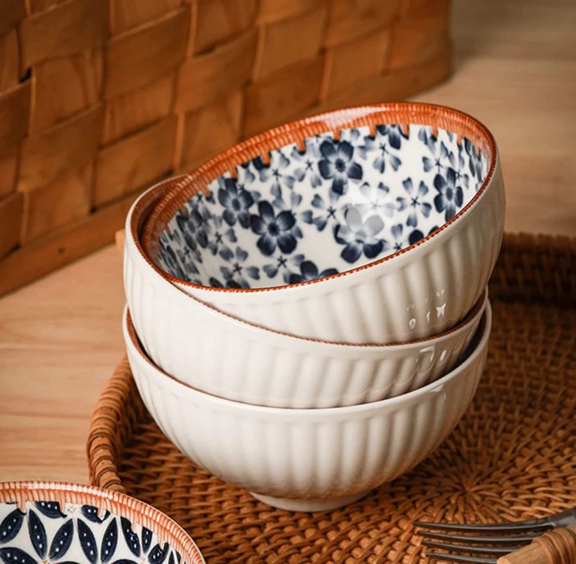 Porcelain Bowls Set, 300 ML Serving Bowls Oven Safe for Dining (4 -Piece) - Image 3