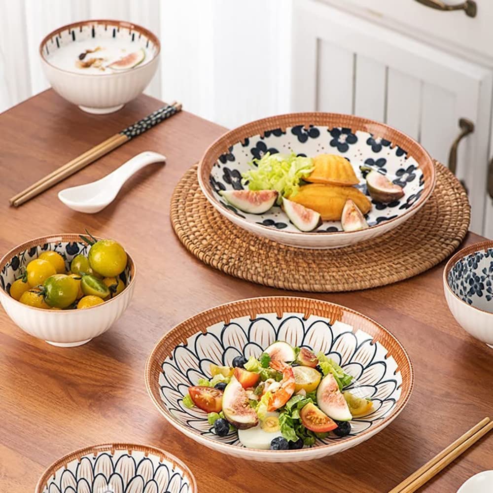 Porcelain Bowls Set, 300 ML Serving Bowls Oven Safe for Dining - Image 4