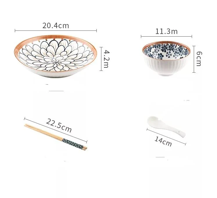 Porcelain Bowls Set, 300 ML Serving Bowls Oven Safe for Dining - Image 5