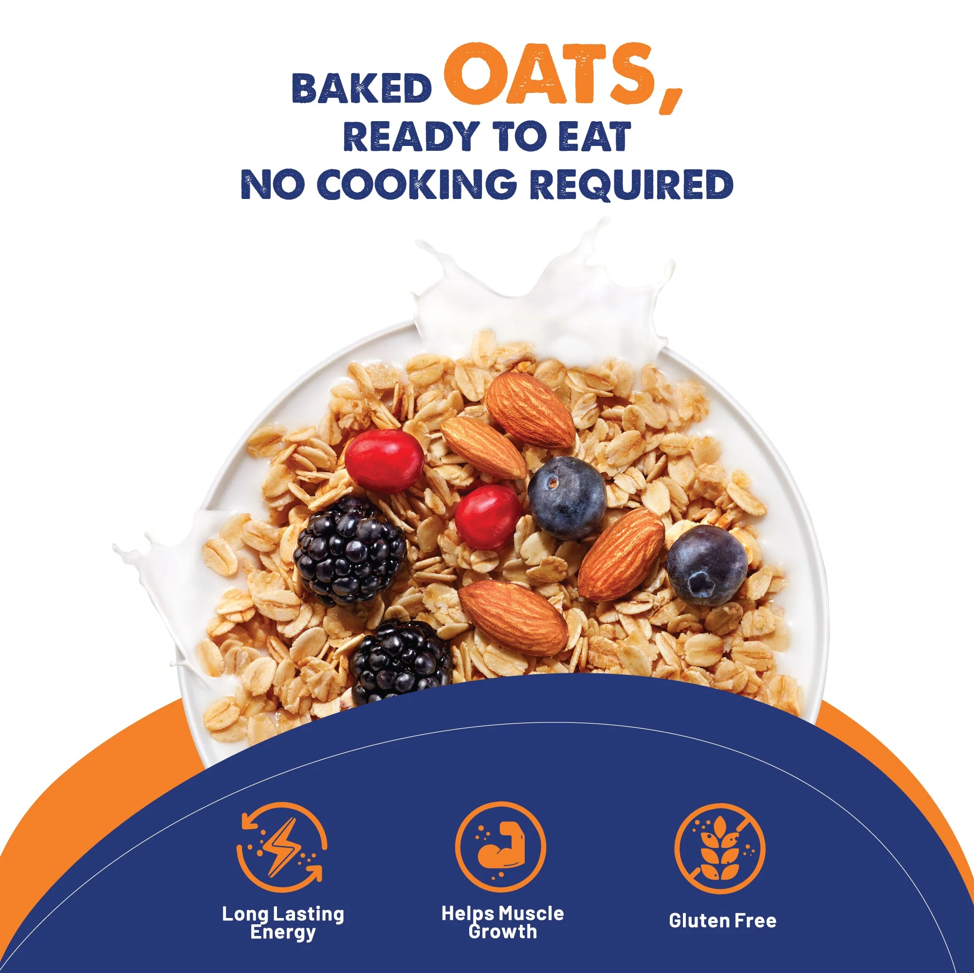 Power Oats | Honey Flavor | No Cooking Required - Ready To Eat | Zero Added Sugar - Image 4