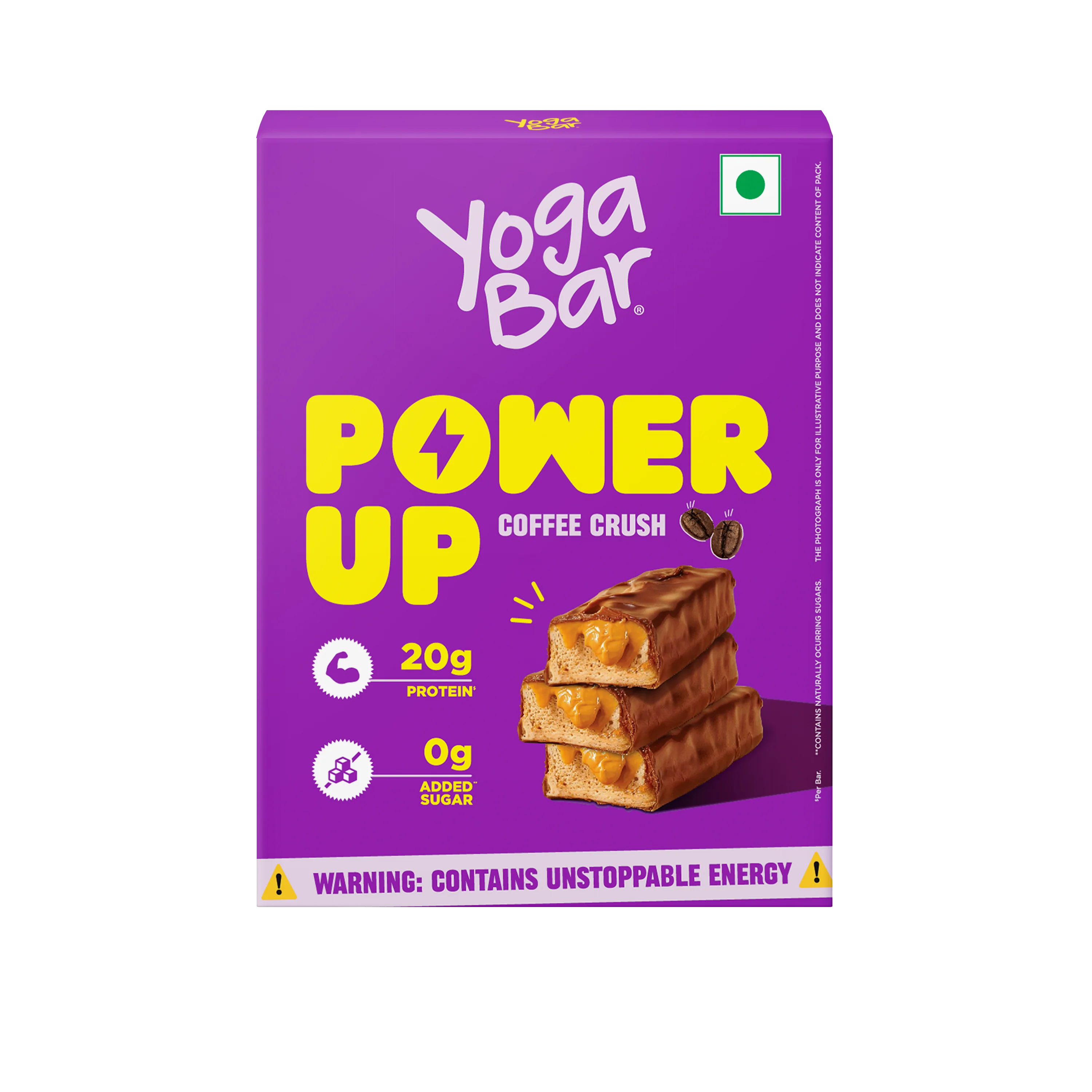 Power Up Coffee Crush 20g Protein Bars - Pack of 5 350g - Image 69