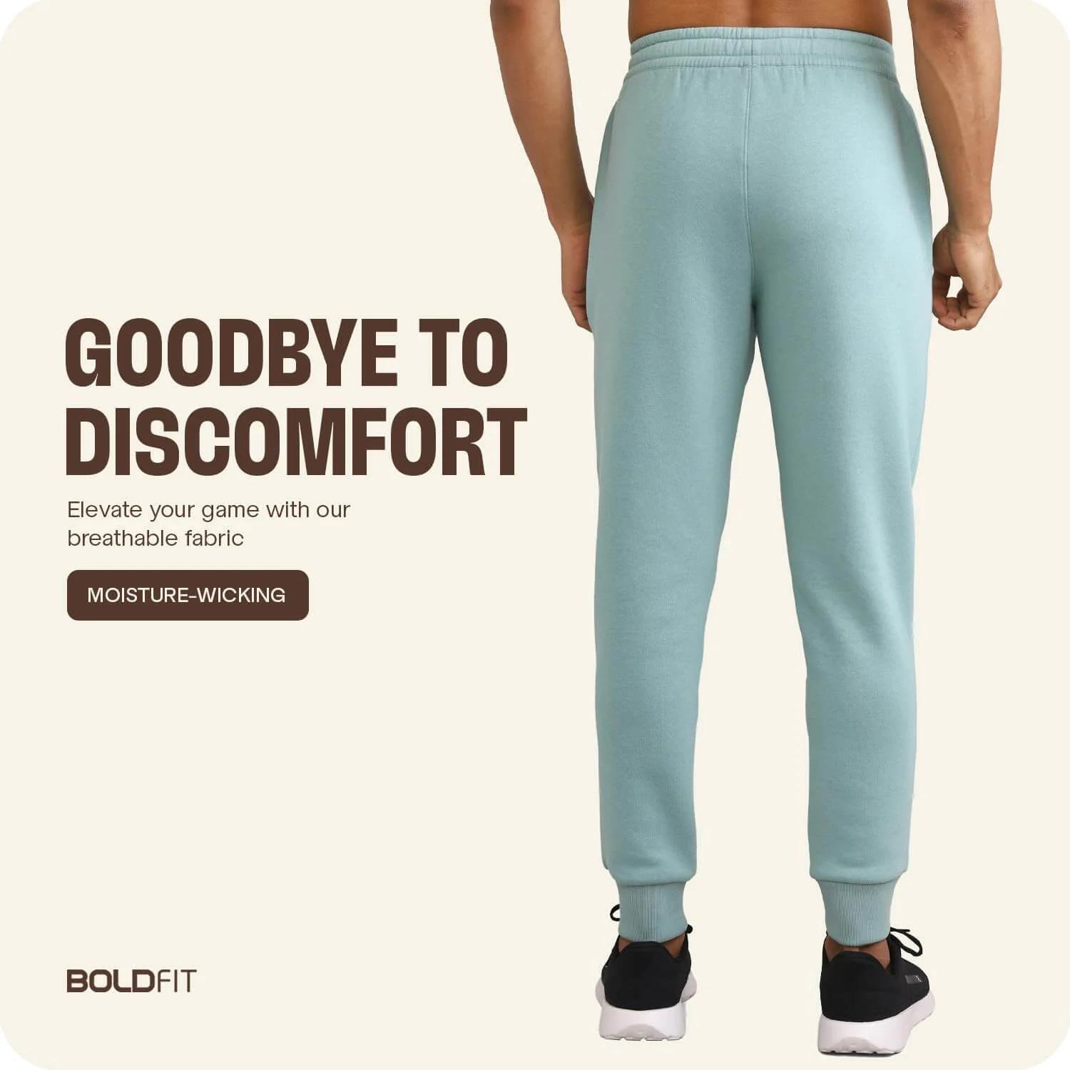 Power Up Mens Joggers - Black - Image 13