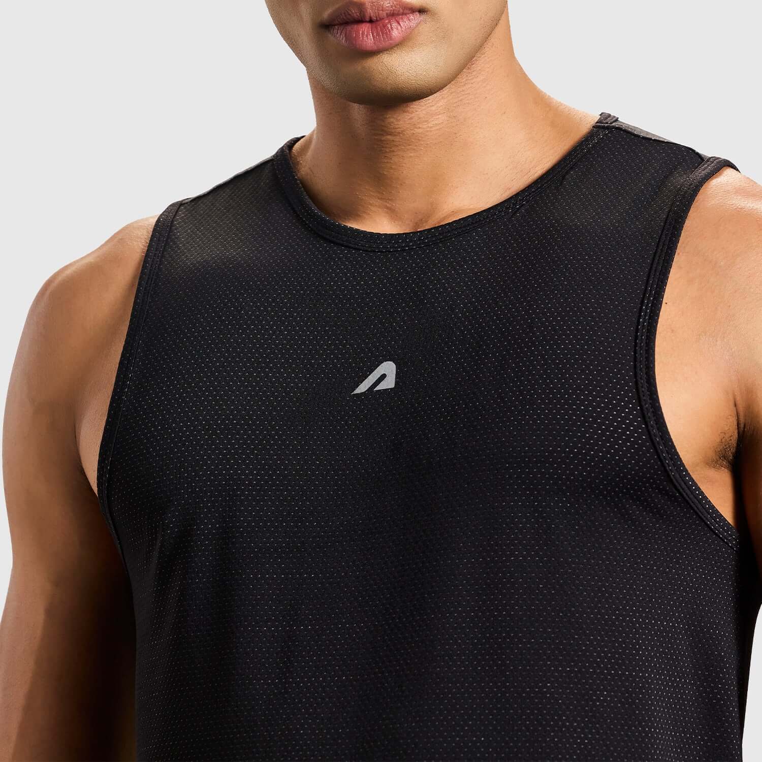 PowerLite Mens Training Vest - Black - Image 2