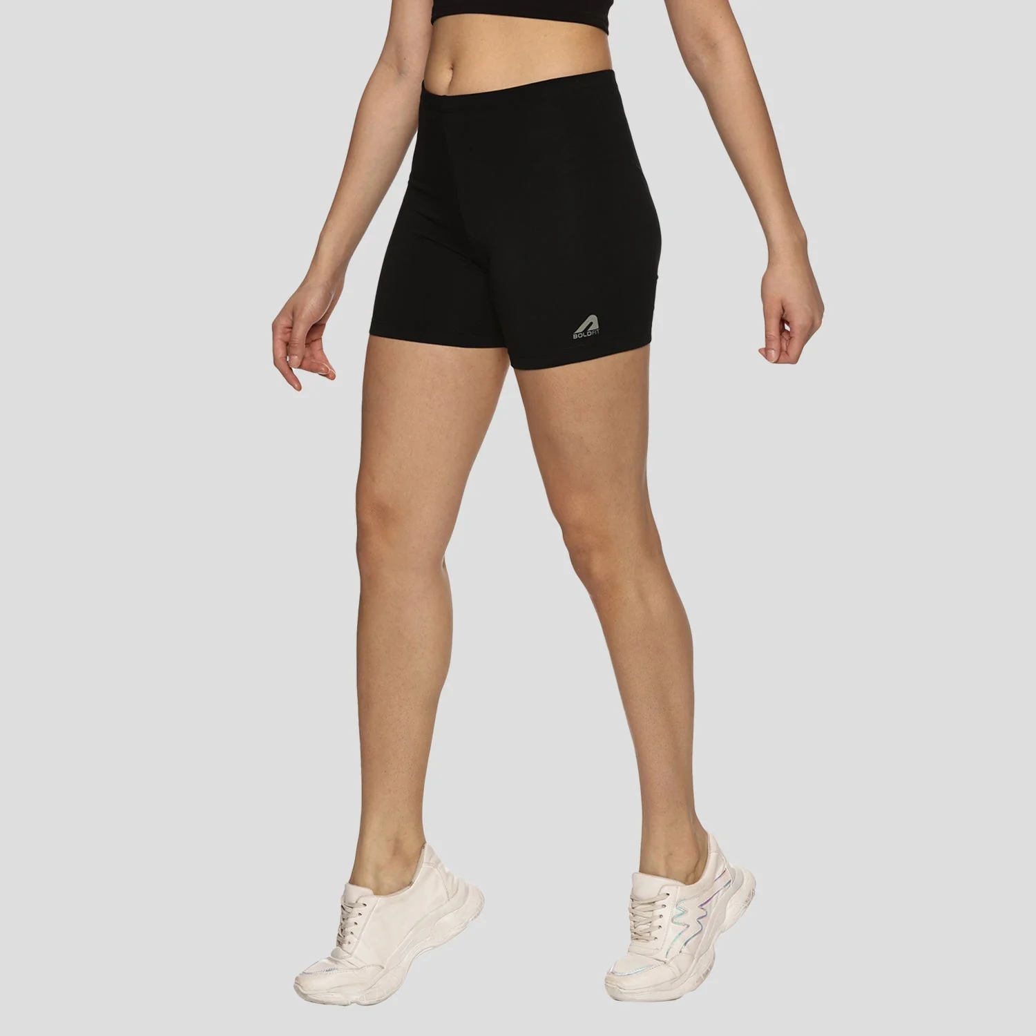 PowerMove Womens Active Shorts - Black - Image 4