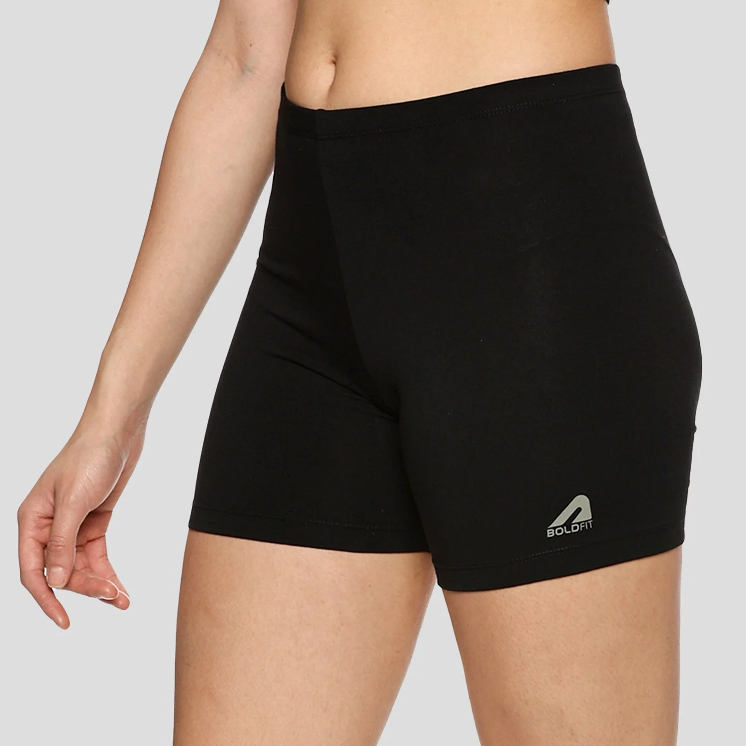 PowerMove Womens Active Shorts - Black - Image 9