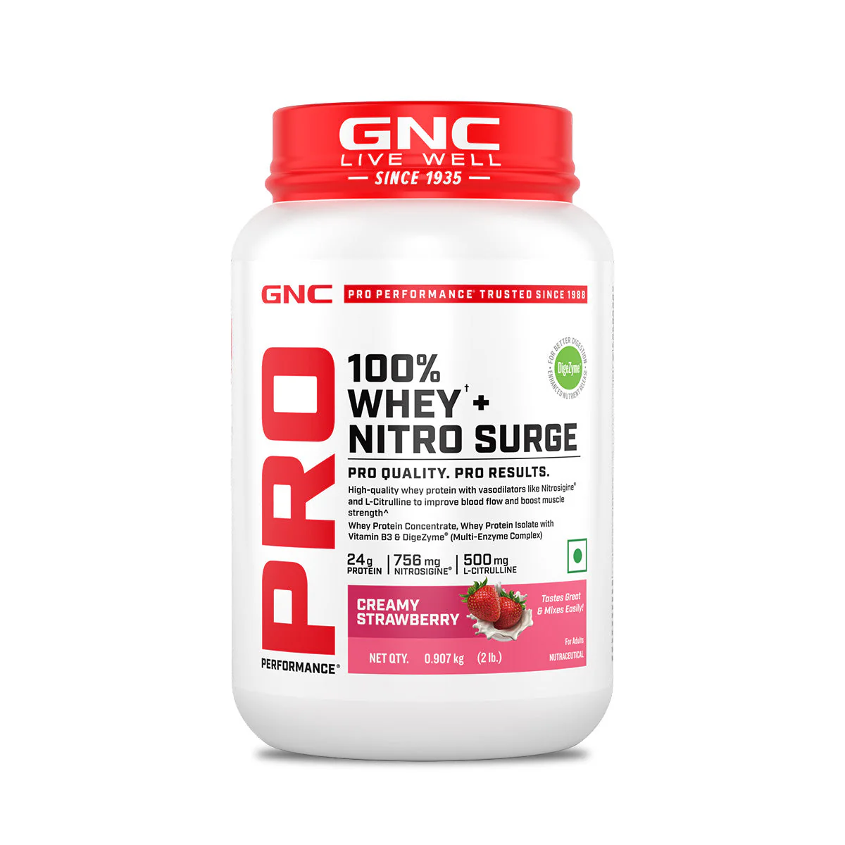 PP 100% WHEY NITRO SURGE – STRAWBERRY 2LBS