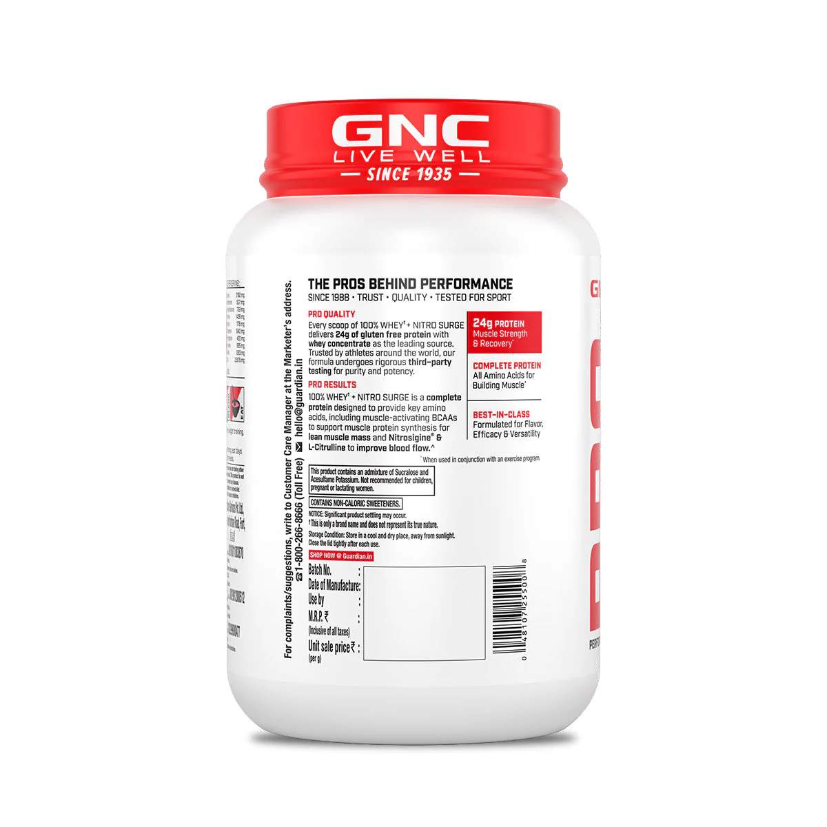 PP 100% WHEY NITRO SURGE – STRAWBERRY 2LBS - Image 12