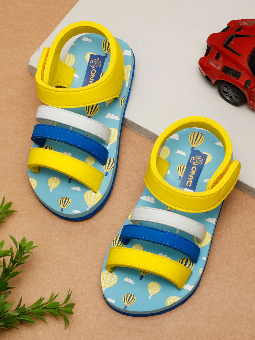 Premium Blossom Balloon Sandals - Sky Blue (Unisex) - Image 228