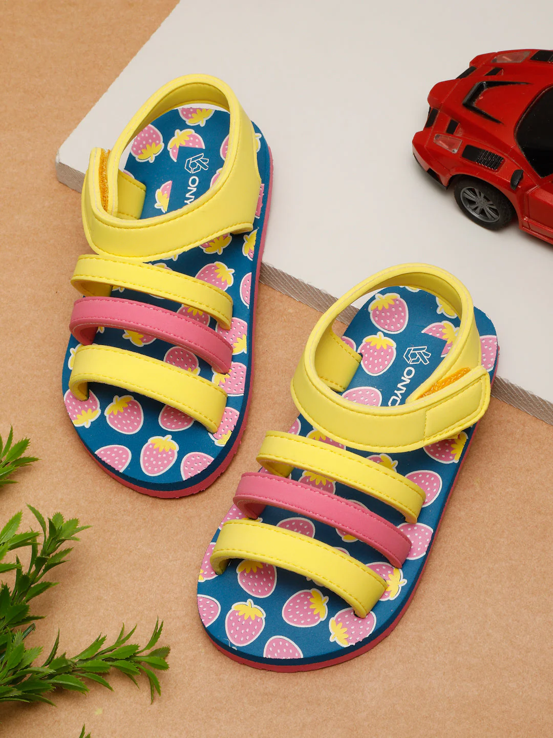 Premium Blossom Strawberry Sandals - NavyBlue (Unisex) - Image 97