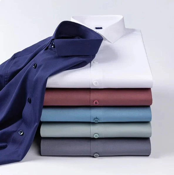 Premium Cotton Solid Shirt for Man (White) - Image 6