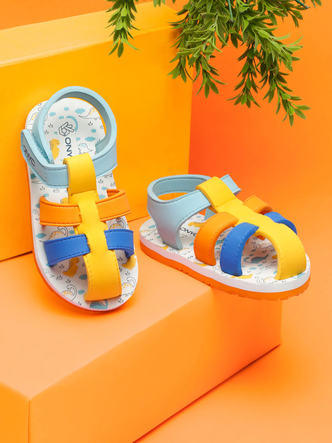 Premium Dino Sandals For Boys - Multicolour - Image 84