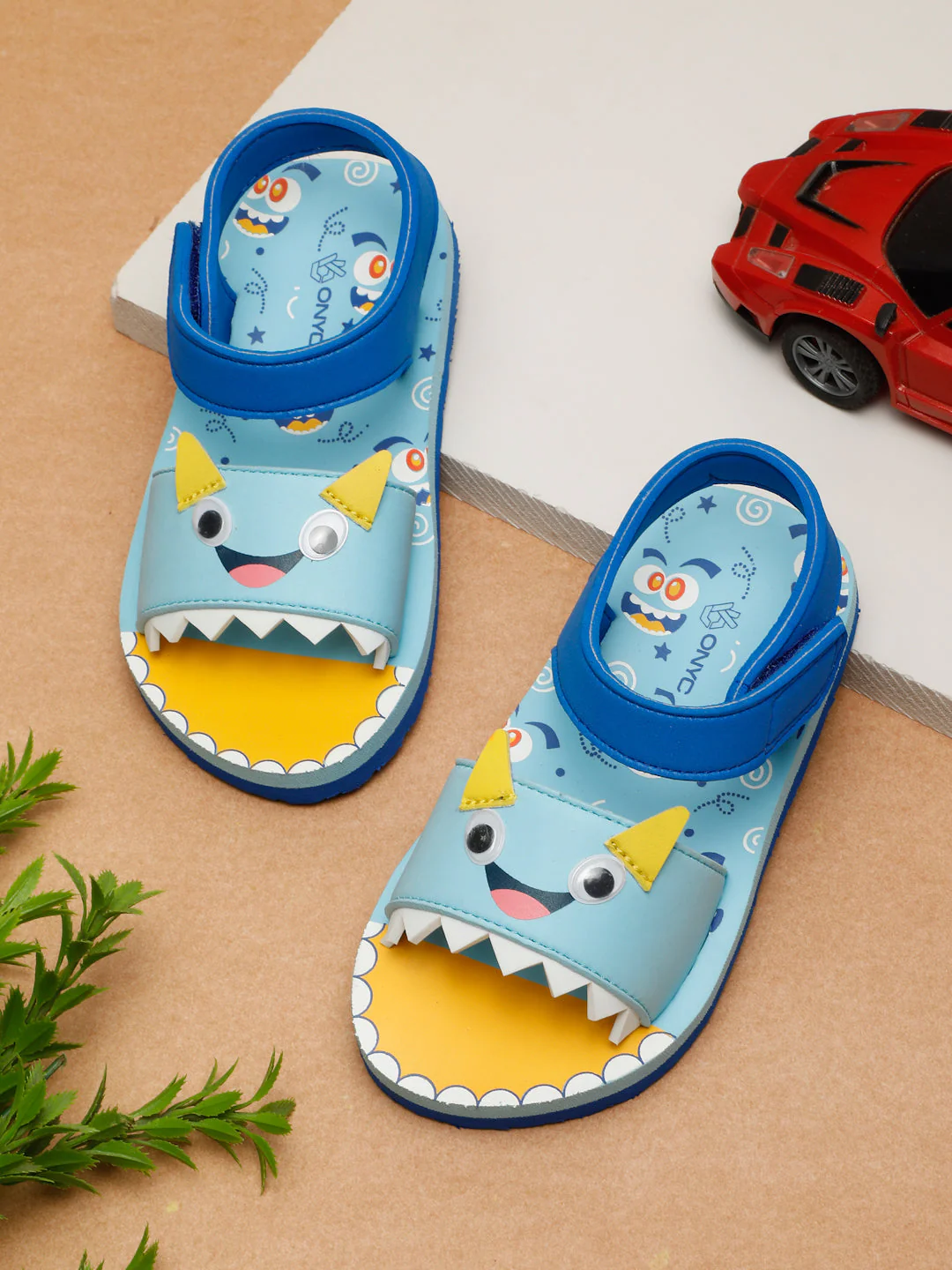 Premium Monster Artistic Sandals - SkyBlue (Unisex) - Image 163