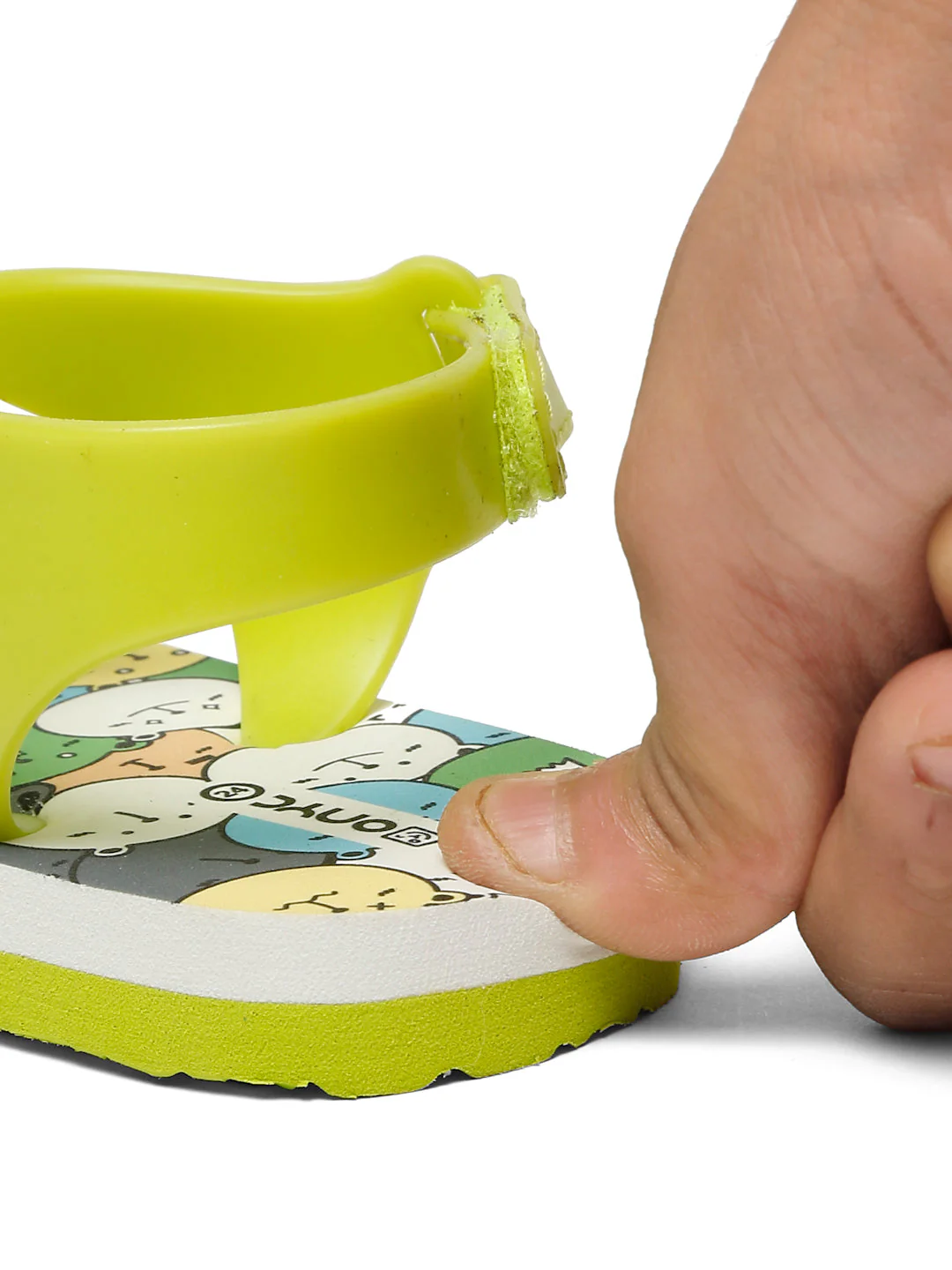 Premium Pumpkin Candy Flip-flops - Lime Green (Boys) - Image 7