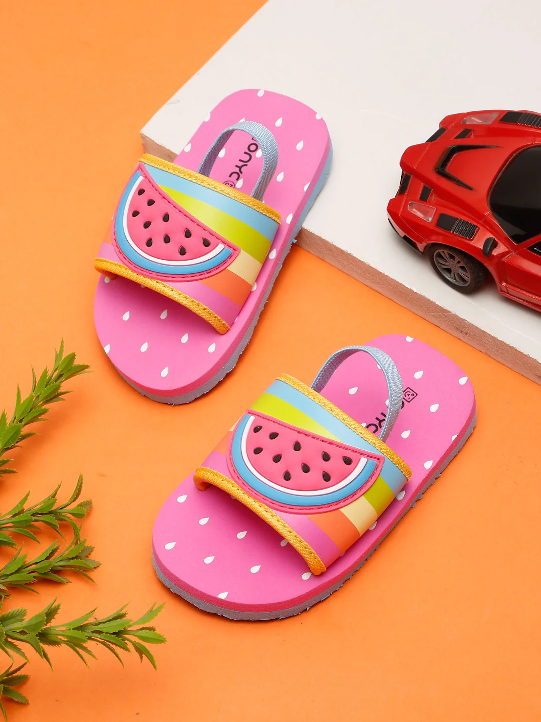 Premium Watermelon Artistic Sliders - Pink (Girls) - Image 22