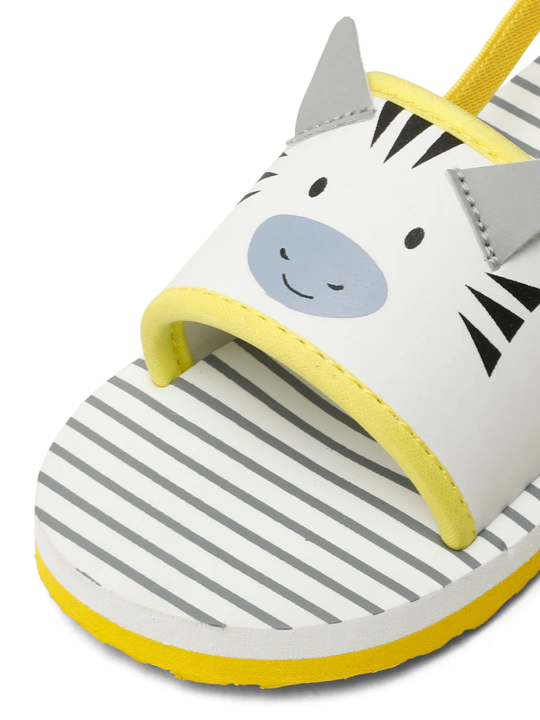 Premium Zebra Artistic Sliders - White (Unisex) - Image 2