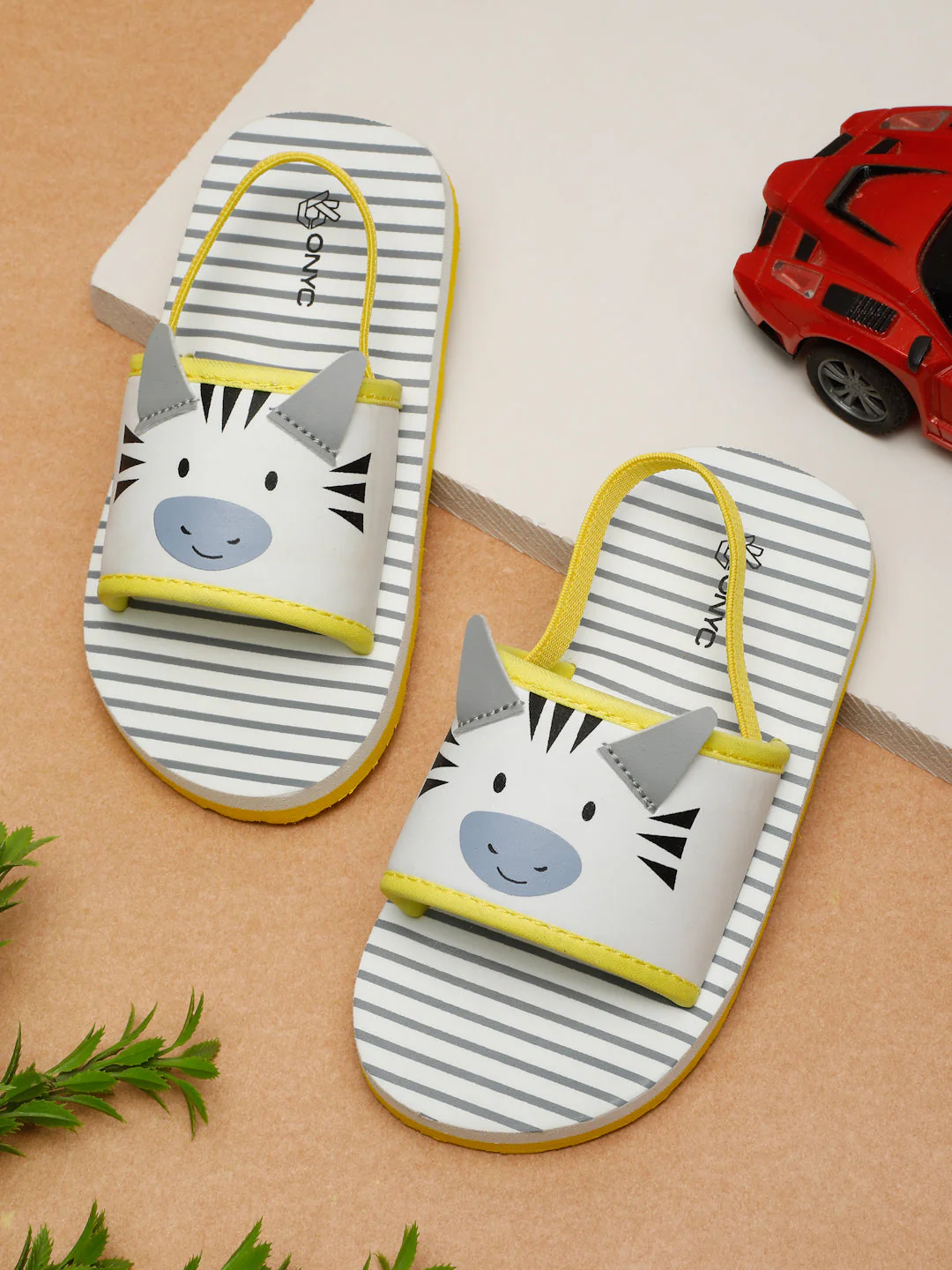 Premium Zebra Artistic Sliders - White (Unisex) - Image 93