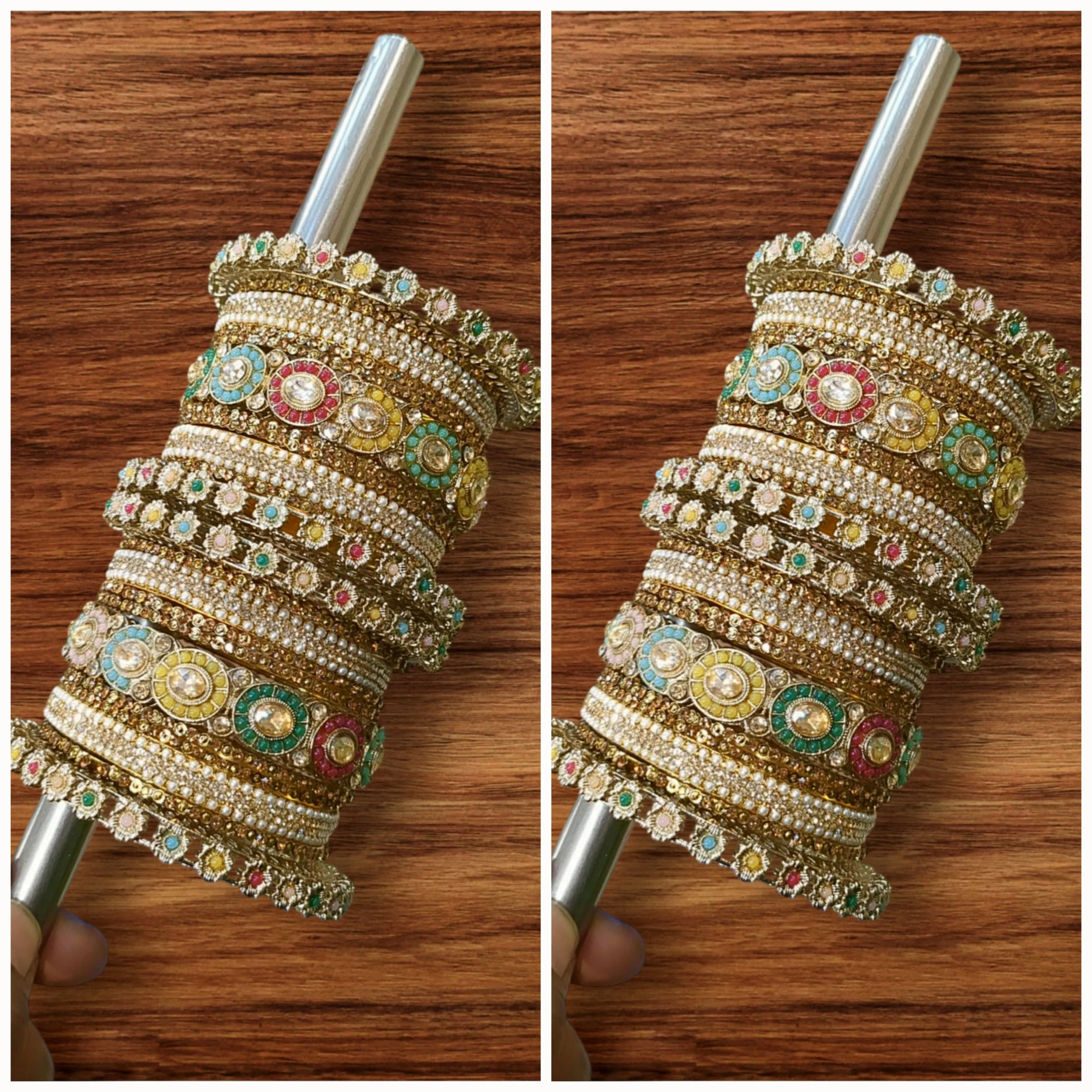 PREUMIUM QUALITY MULTY BANGLES SET - Image 3