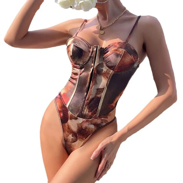 Printed Corset Leotard - Image 6