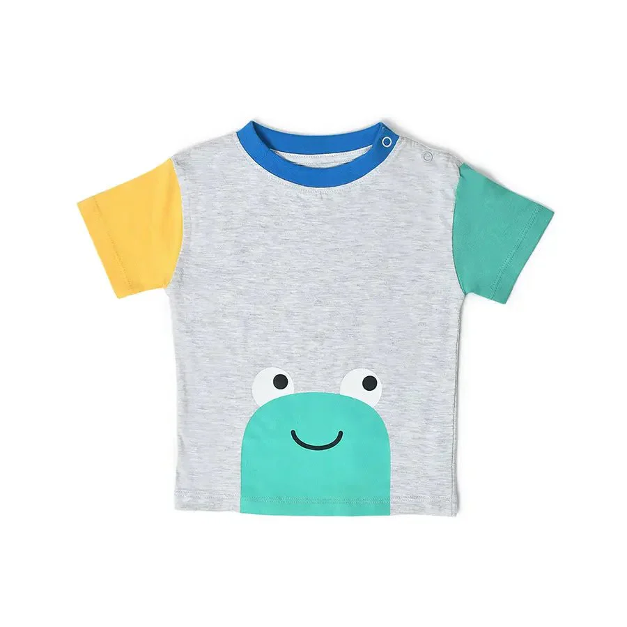Printed Tee And Shorts Set For Baby Boys - Image 2