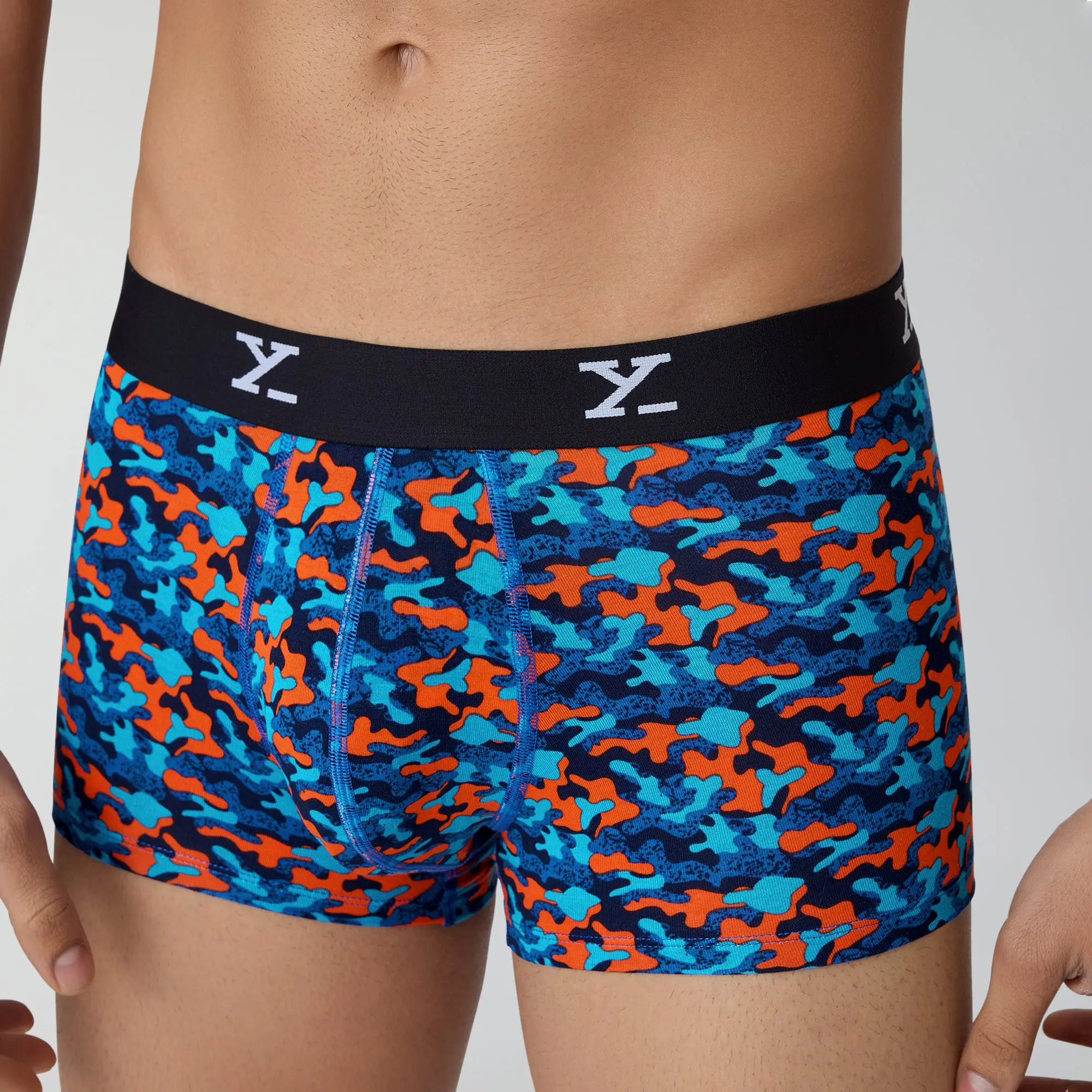 Prints For You Trunks Blue - Image 6