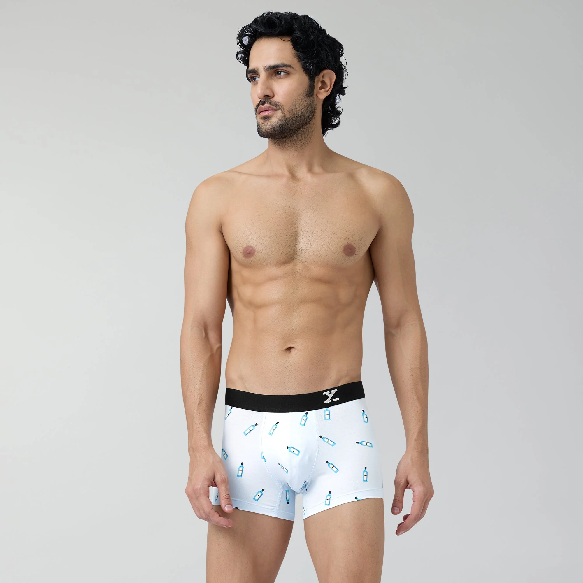 Prints For You Trunks Gin Blue - Image 3