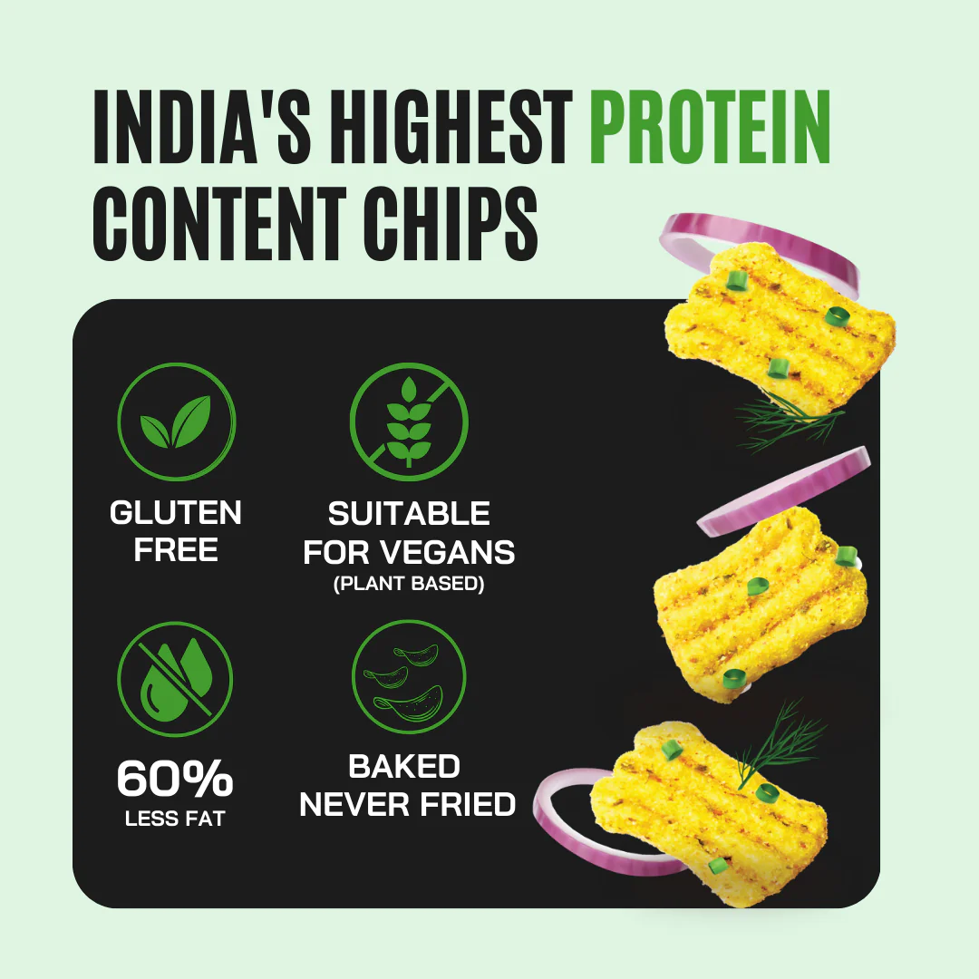 Protein Chips Cream & Onion | As Seen on Shark Tank (Pack of 1) - Image 3