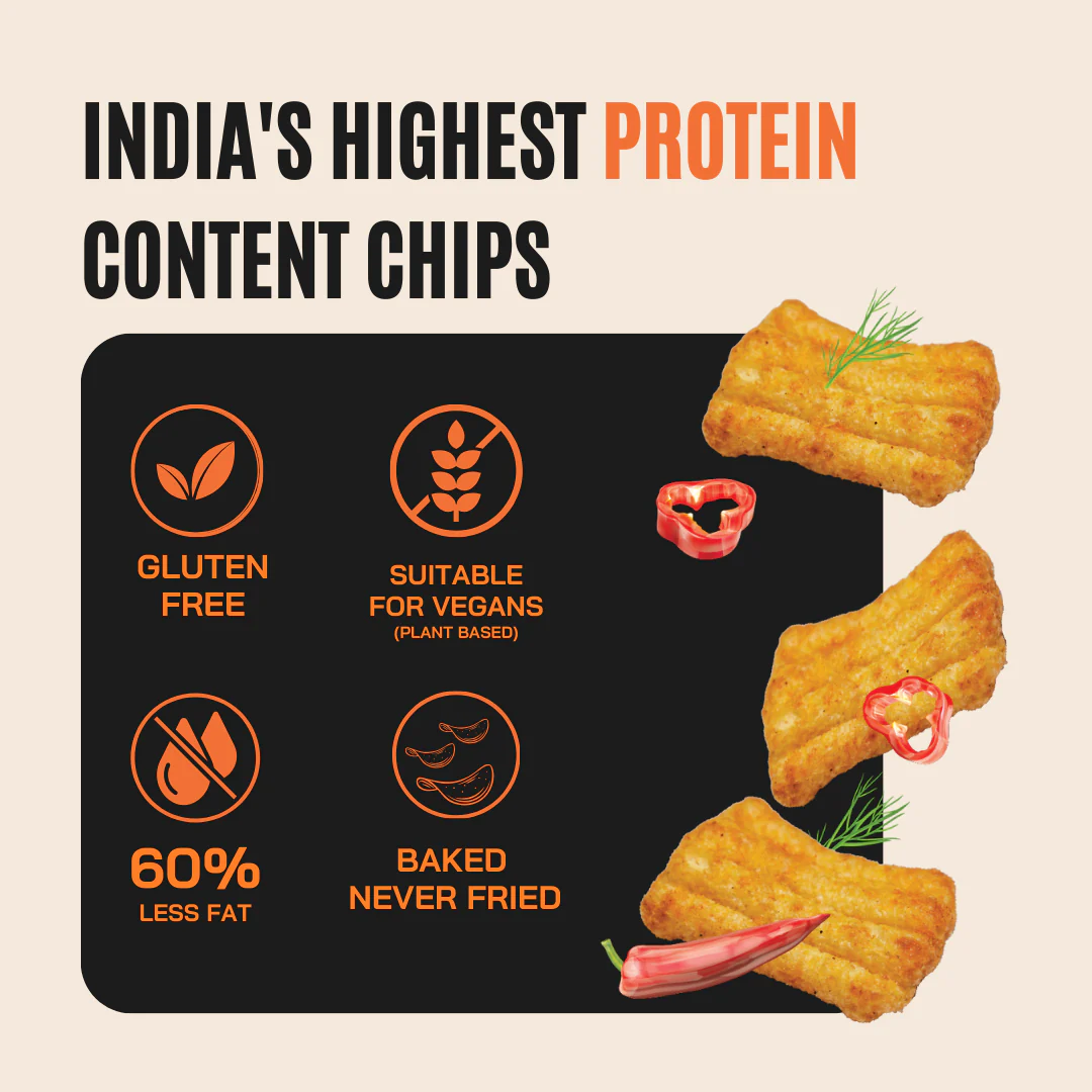 Protein Chips Peri Peri | As Seen on Shark Tank (Pack of 1) - Image 3