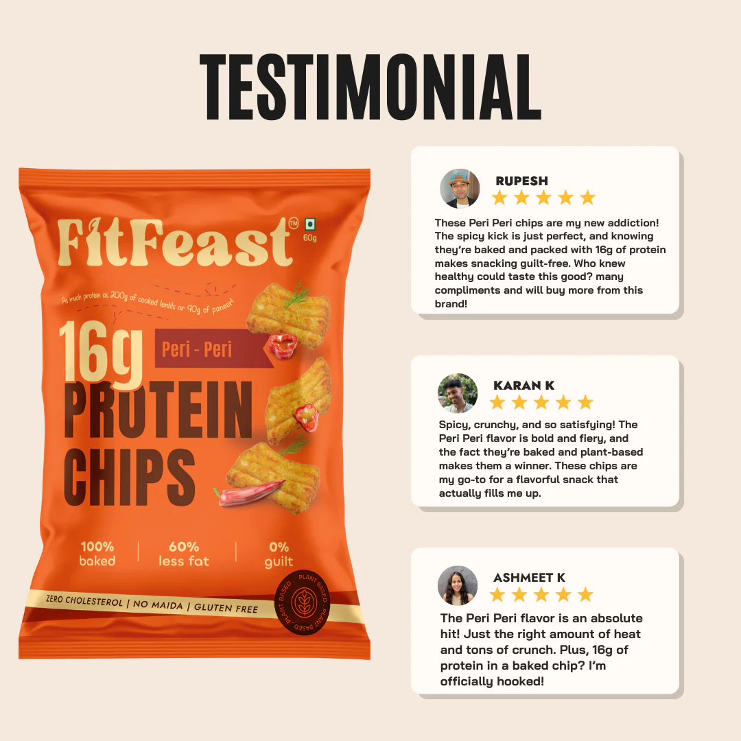 Protein Chips Peri Peri | As Seen on Shark Tank (Pack of 1) - Image 8