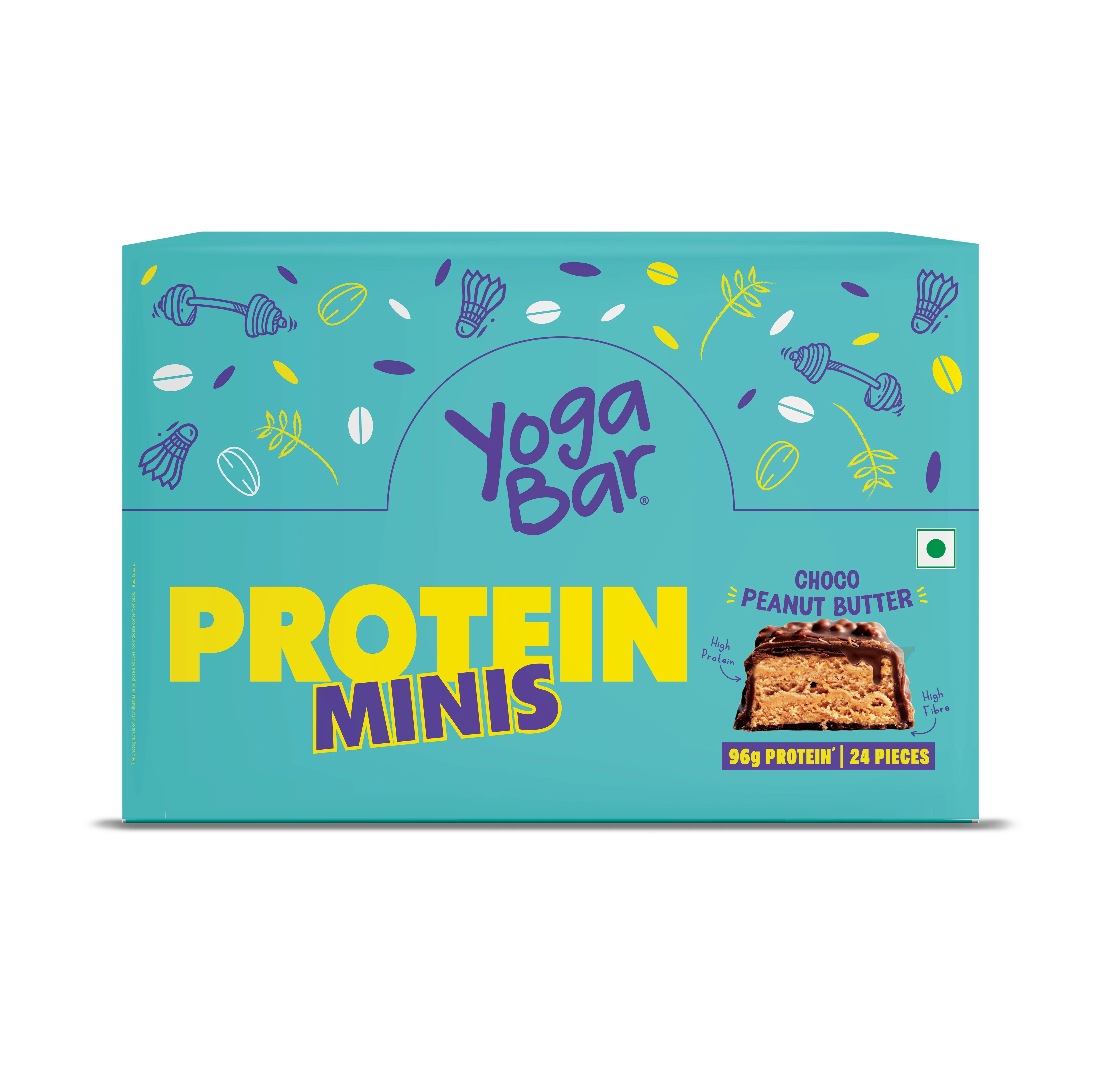 Protein Minis, 4g Choco Peanut Butter Protein Bar - Pack of 24 480g - Image 65