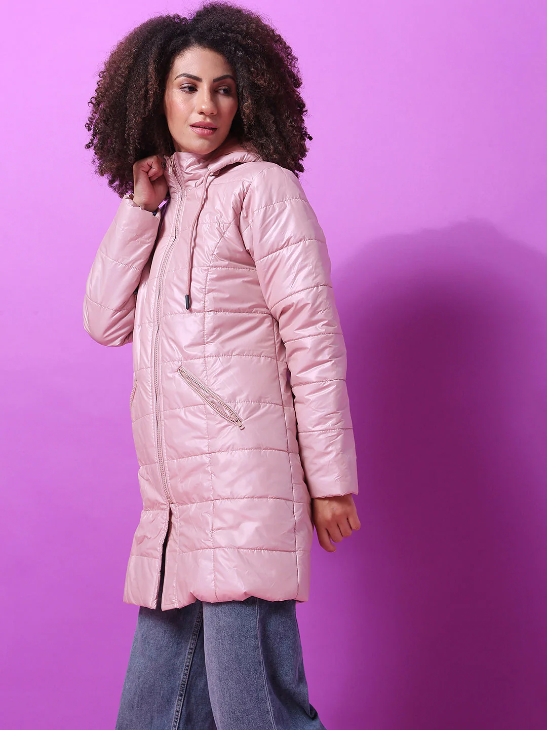 Puffer Jacket With Detachable Hood - Image 2