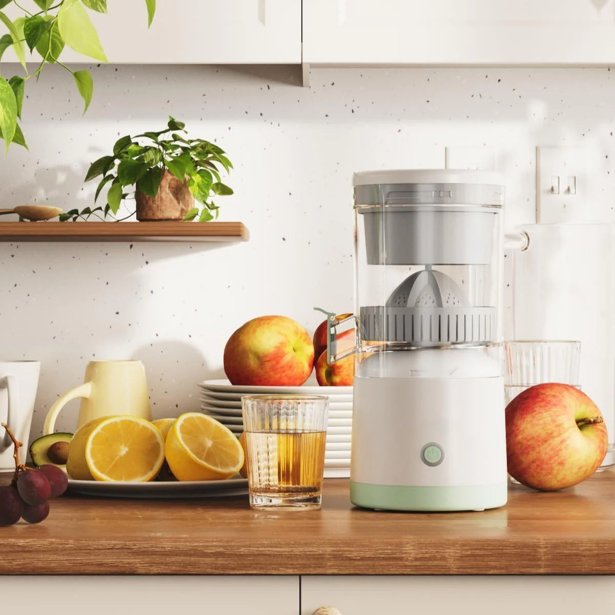 Pulpo: USB Rechargeable Electric Citrus Juicer – Portable Lemon & Orange Squeezer with High Juice Yield, 45W Motor & Easy Travel Design for Fresh Juice On-the-Go - Image 8