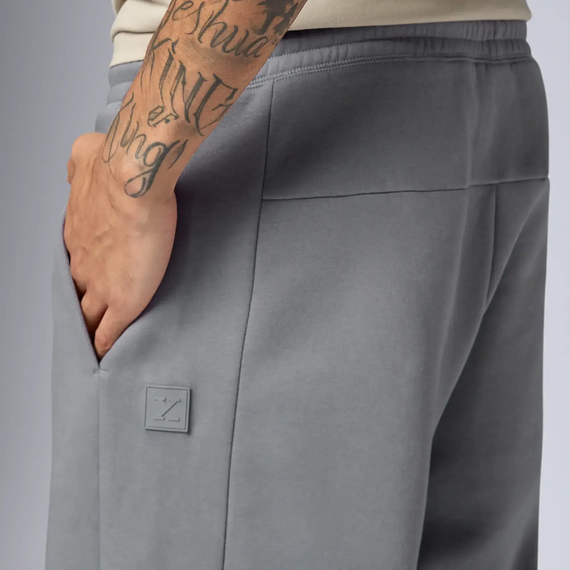Pulse French Terry Cotton Blend Sweatpants Opal Grey - Image 6