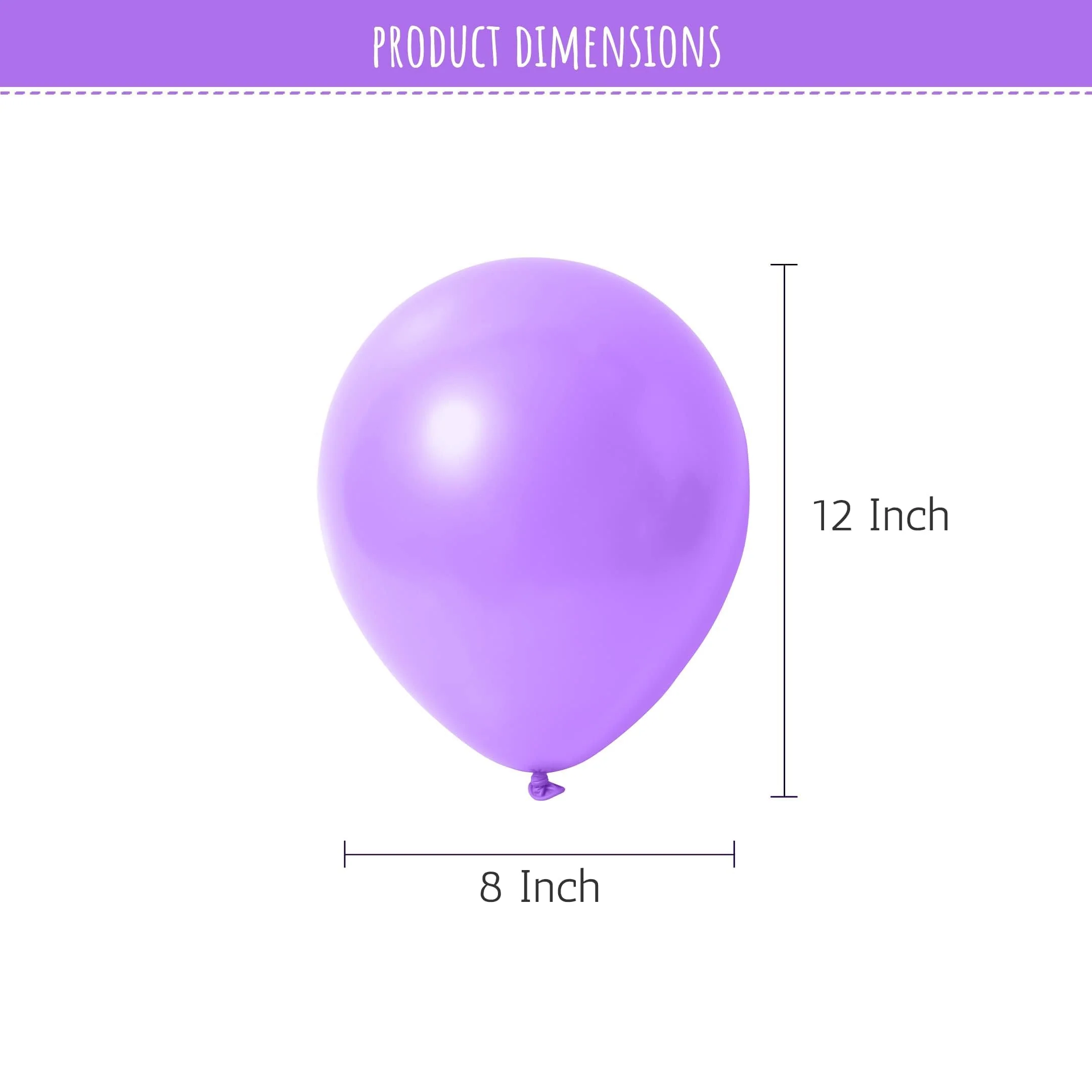 Purple Balloons for Decoration - 50 pcs - Image 4