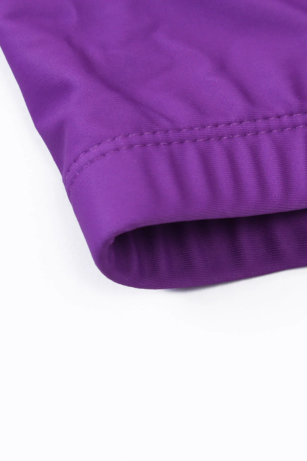 Purple Ombre Tie Dye Swim Dress with Shorts - Image 8
