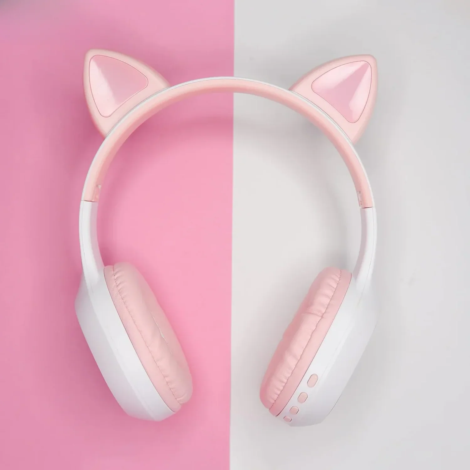 PurrStar: Cat Ear Bluetooth Headphones with LED Lights & Mic, Wireless Over-Ear Headphones, Cute Kitty Design for Music & Gaming (Assorted) - Image 2