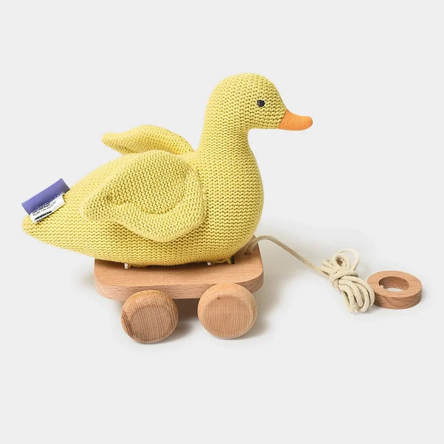 Push & Pull Duck Soft Toy For Babies - Image 6