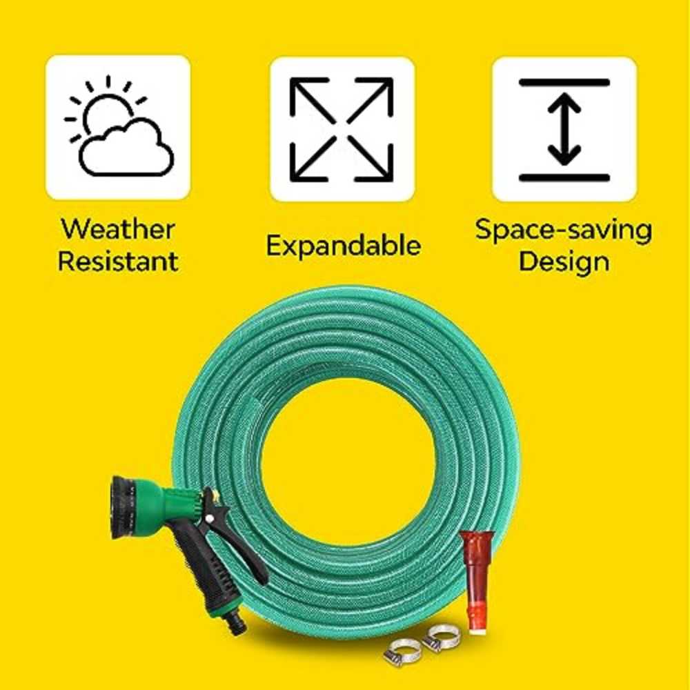 Pvc Super Braided Hose Pipe With Connector & Clamps - Image 10