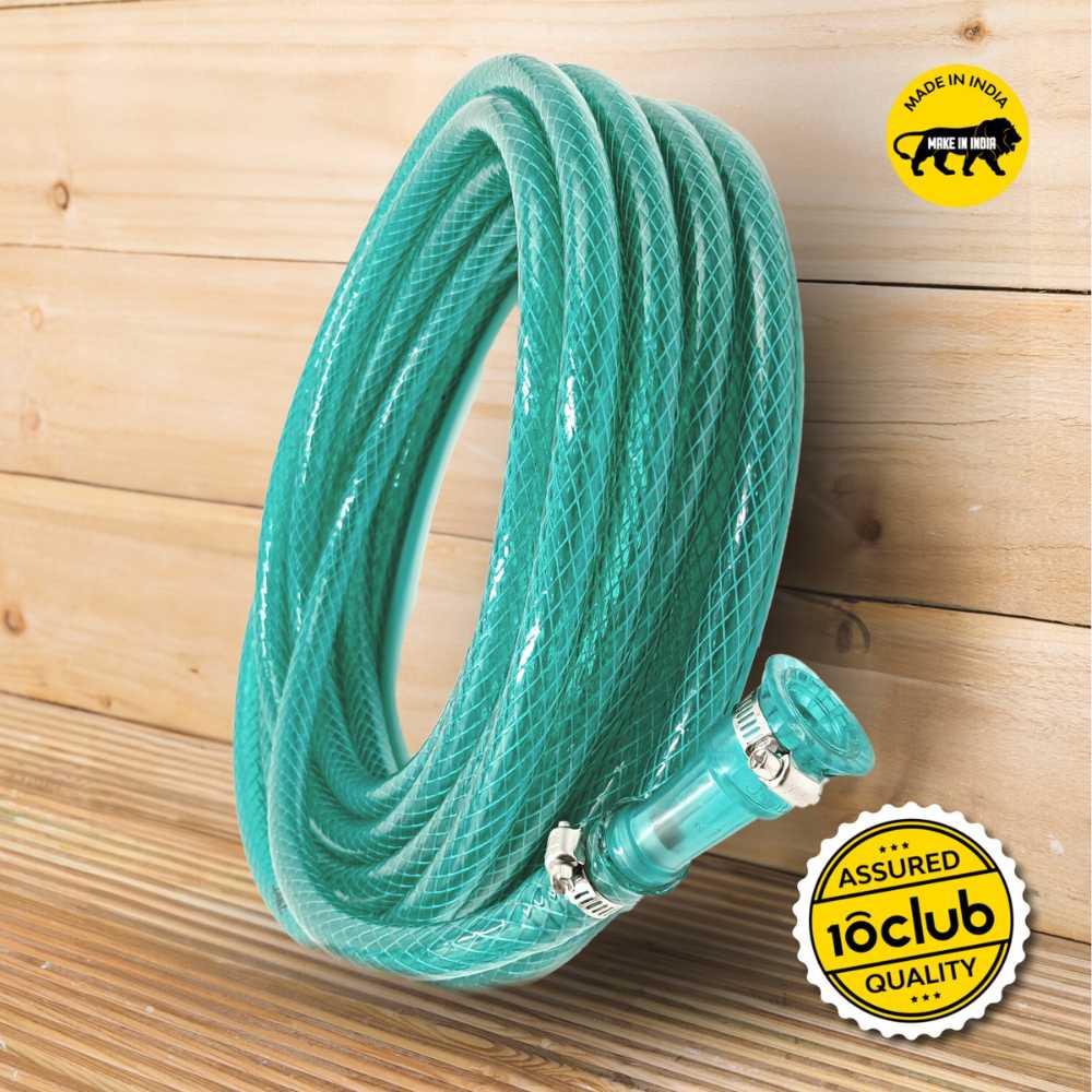 Pvc Super Braided Hose Pipe With Connector & Clamps - Image 6