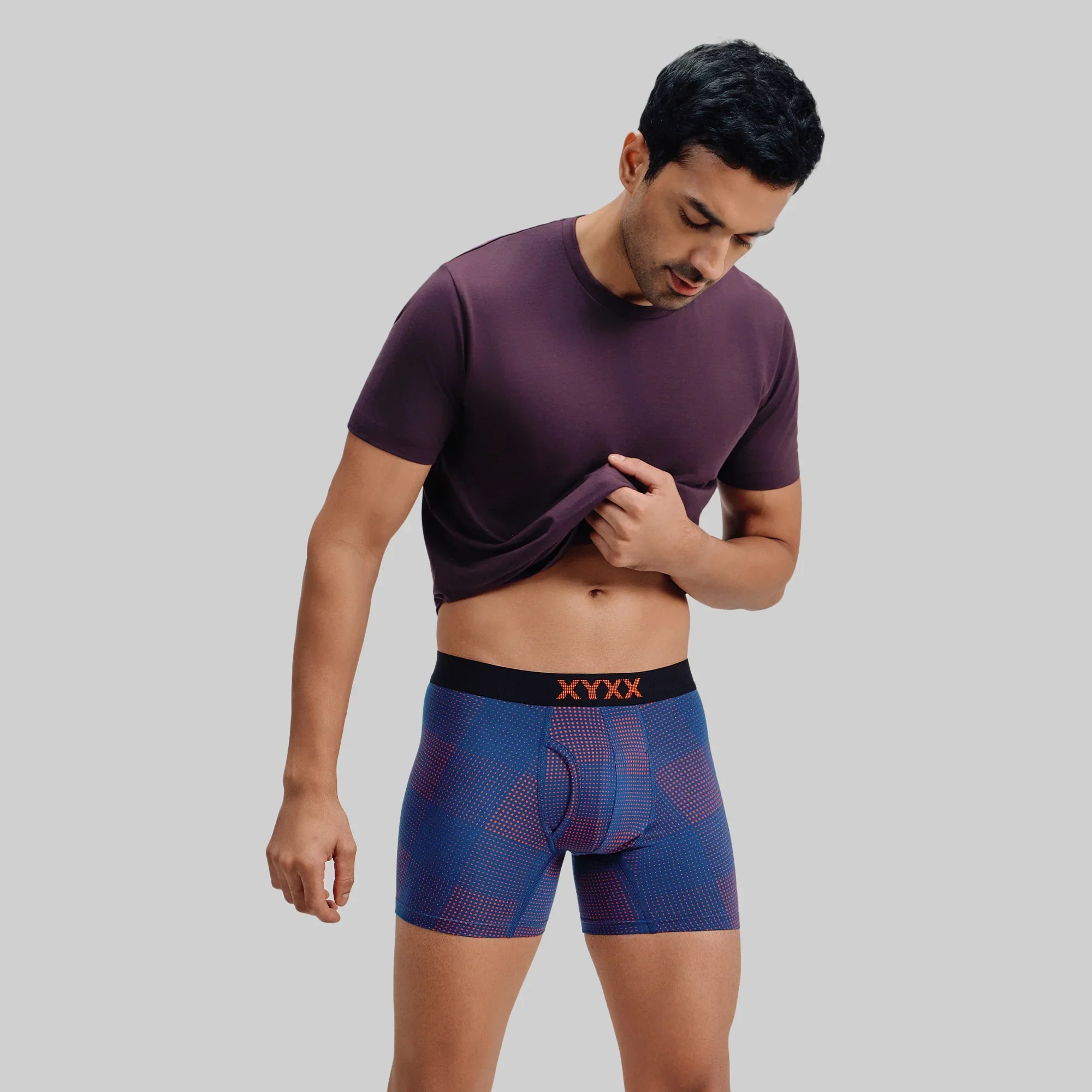 Quad Cotton Boxer Briefs - Sunset Blue - Image 2