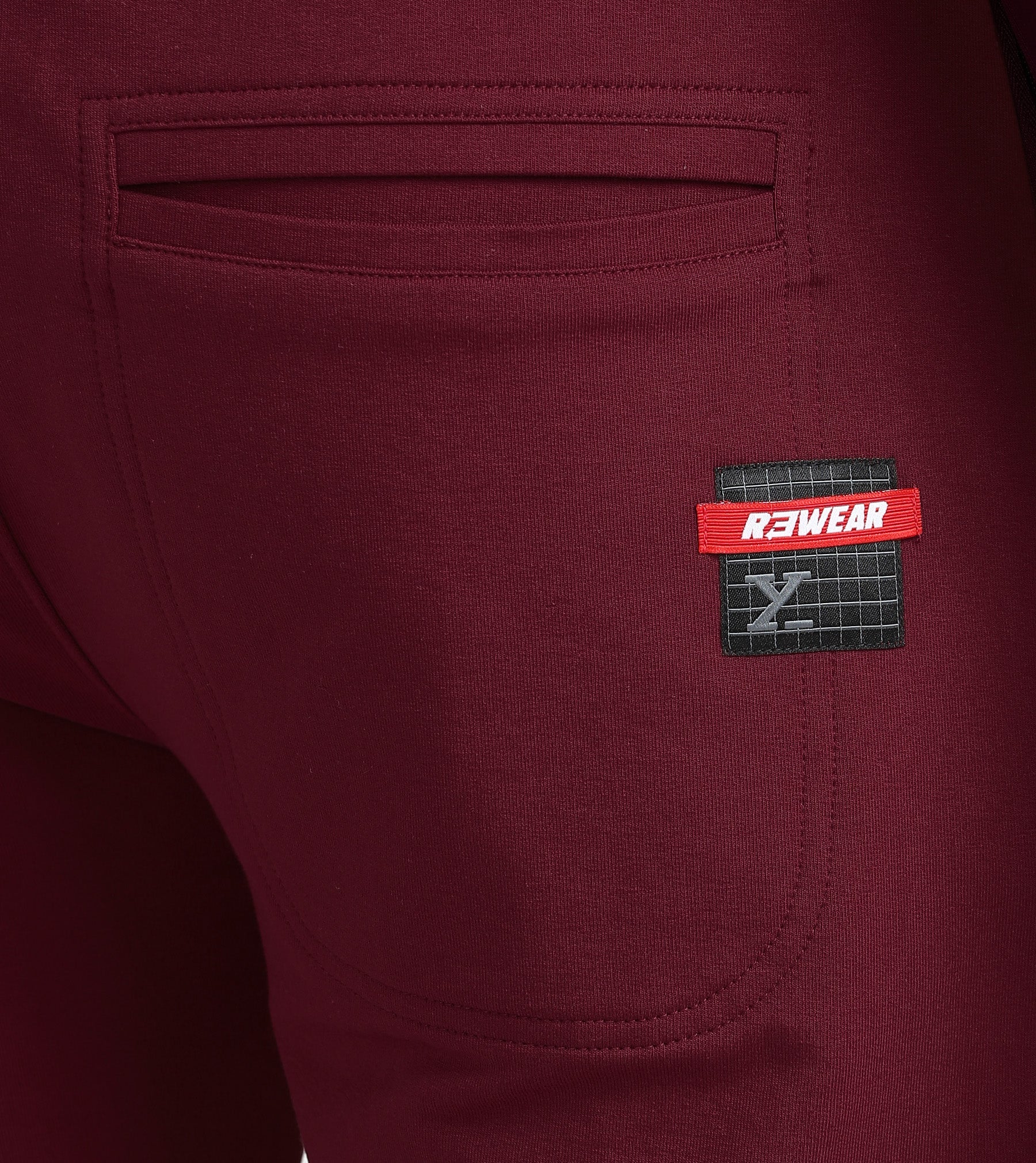 Quest French Terry Cotto-Blend Sweatshirt And Joggers Co-ord Set Scarlet Red - Image 6