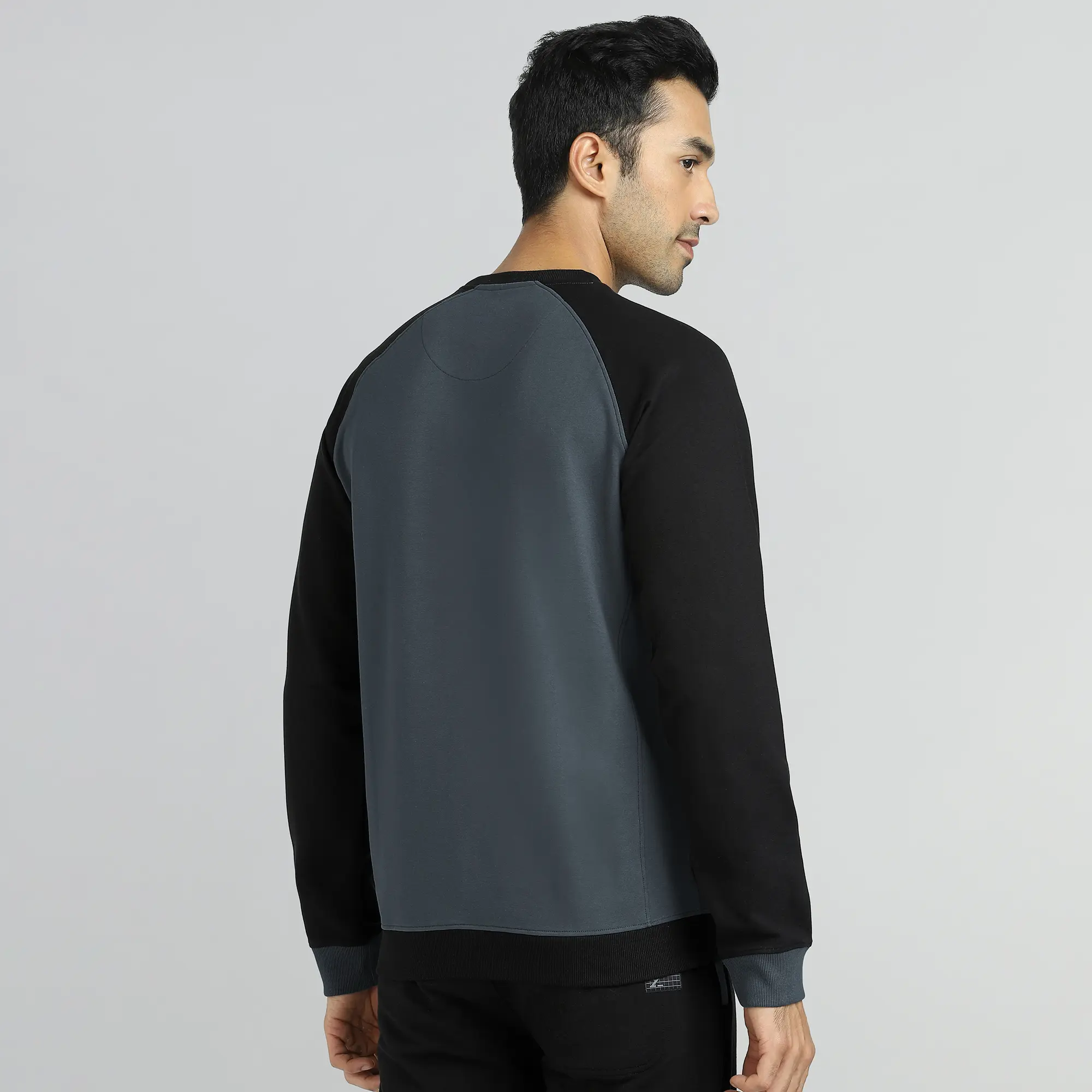 Quest French Terry Cotton-Blend Sweatshirts Phantom Grey - Image 5